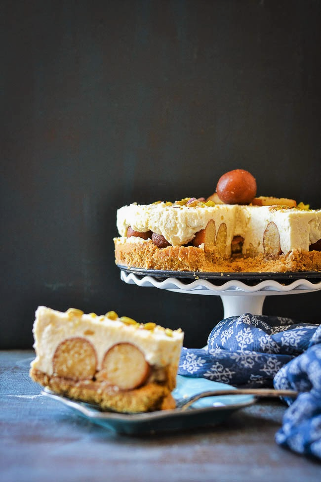 Gulab Jamun Cake