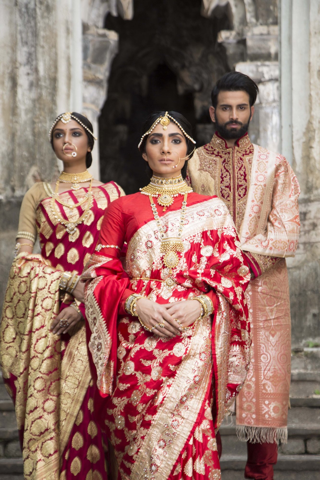 Dhakai Jamdani Benarasi Bengali Saree