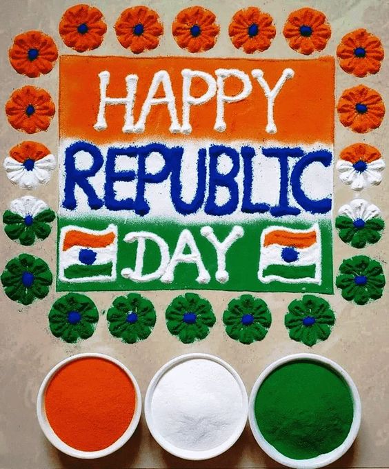 Republic Day Rangoli