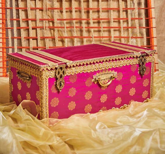 Trunk Style Bridal Vanity Box