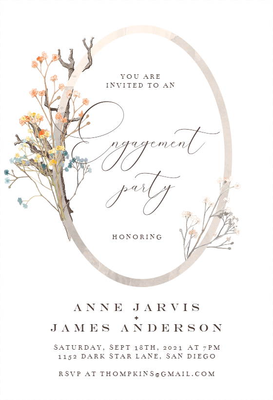 Engagement Invitation Message