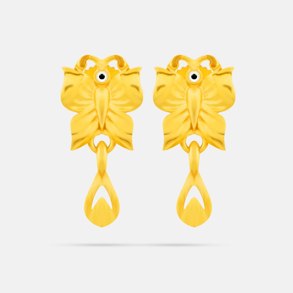 Butterfly Earrings Lalitha Jewellery