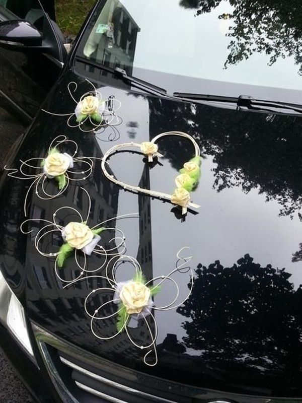 Love Thread Simple Car Decorations for Wedding