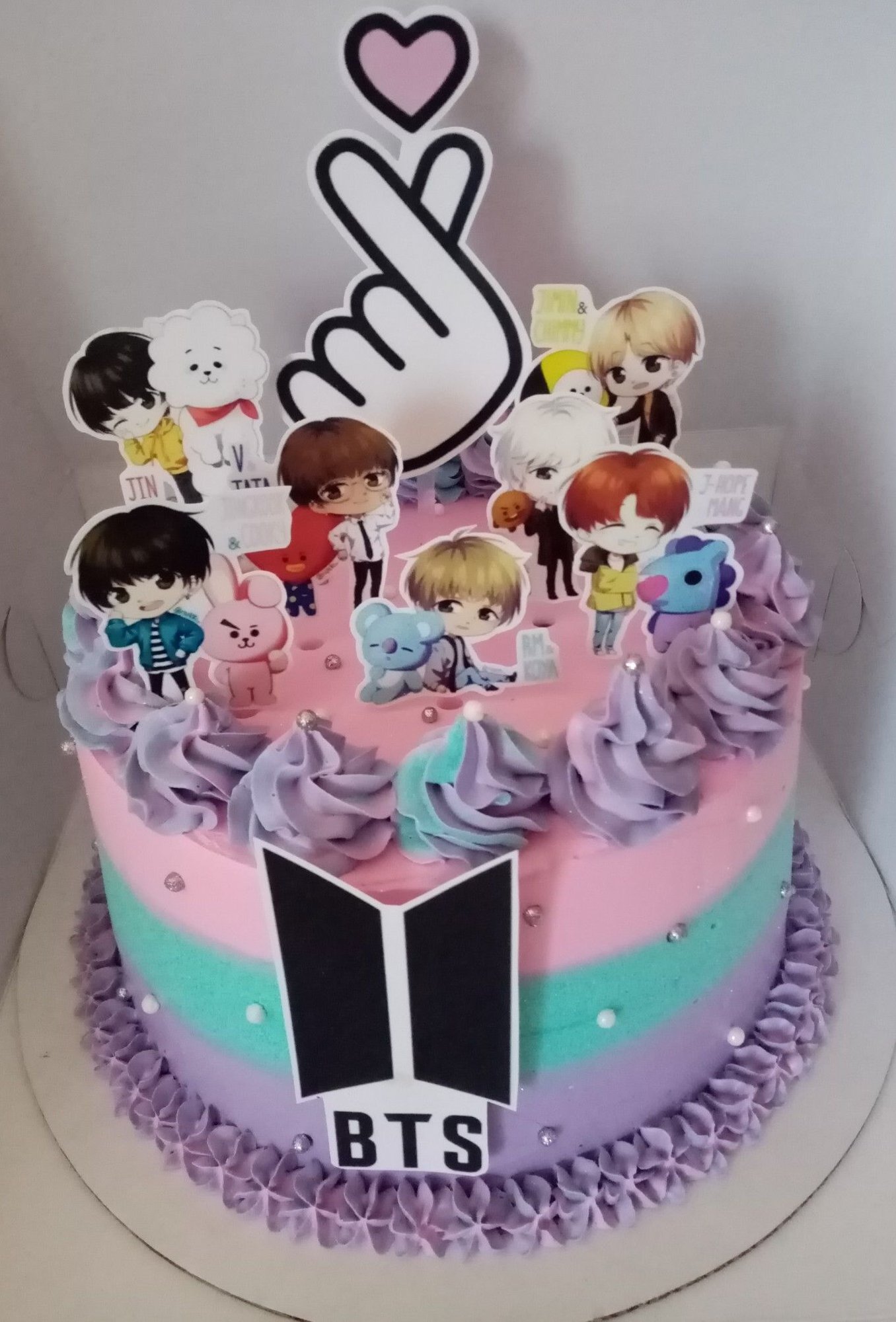 The Candy Pops BTS-Themed Cake idea