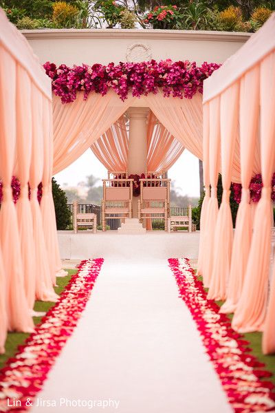 Temple Curtain Modern Wedding Stage Decoration