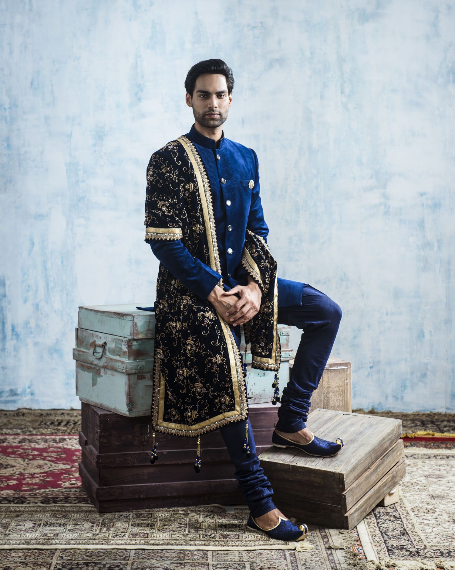 Top 11 Awesome Blue Sherwani Ideas for this Wedding Season Top 11 Awesome Blue Sherwani Ideas for this Wedding Season