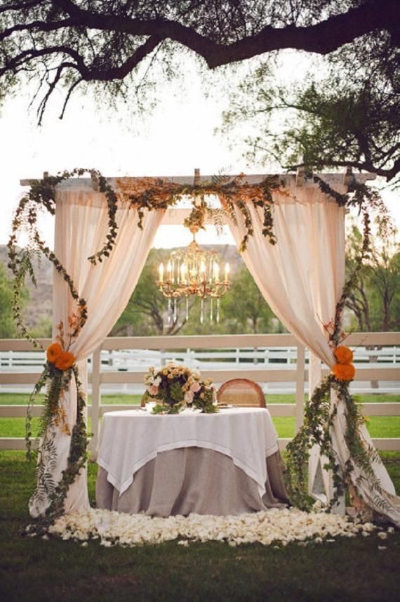 Ring Ceremony Decoration in White