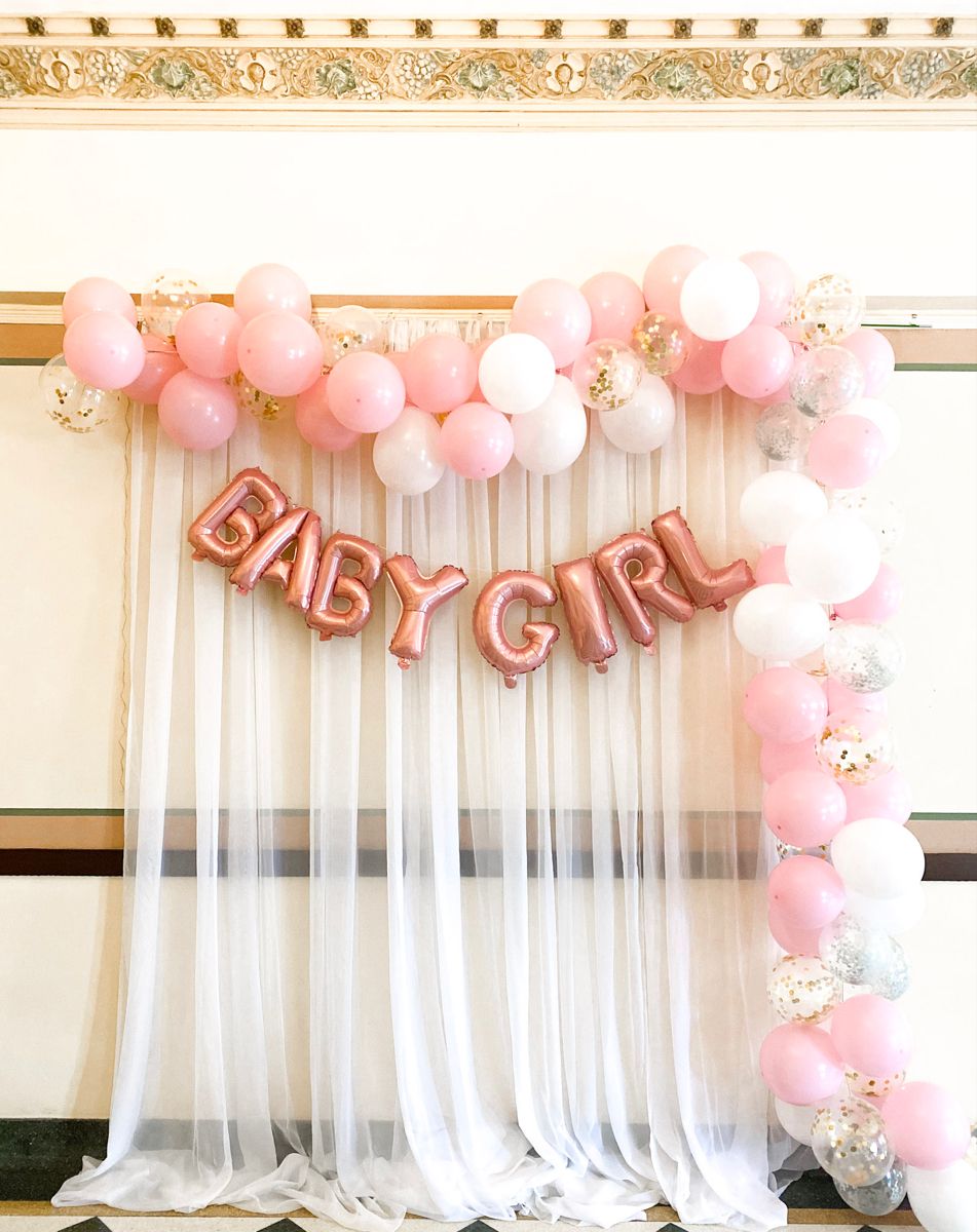The Balloon Wall Baby Shower Balloon Decoration