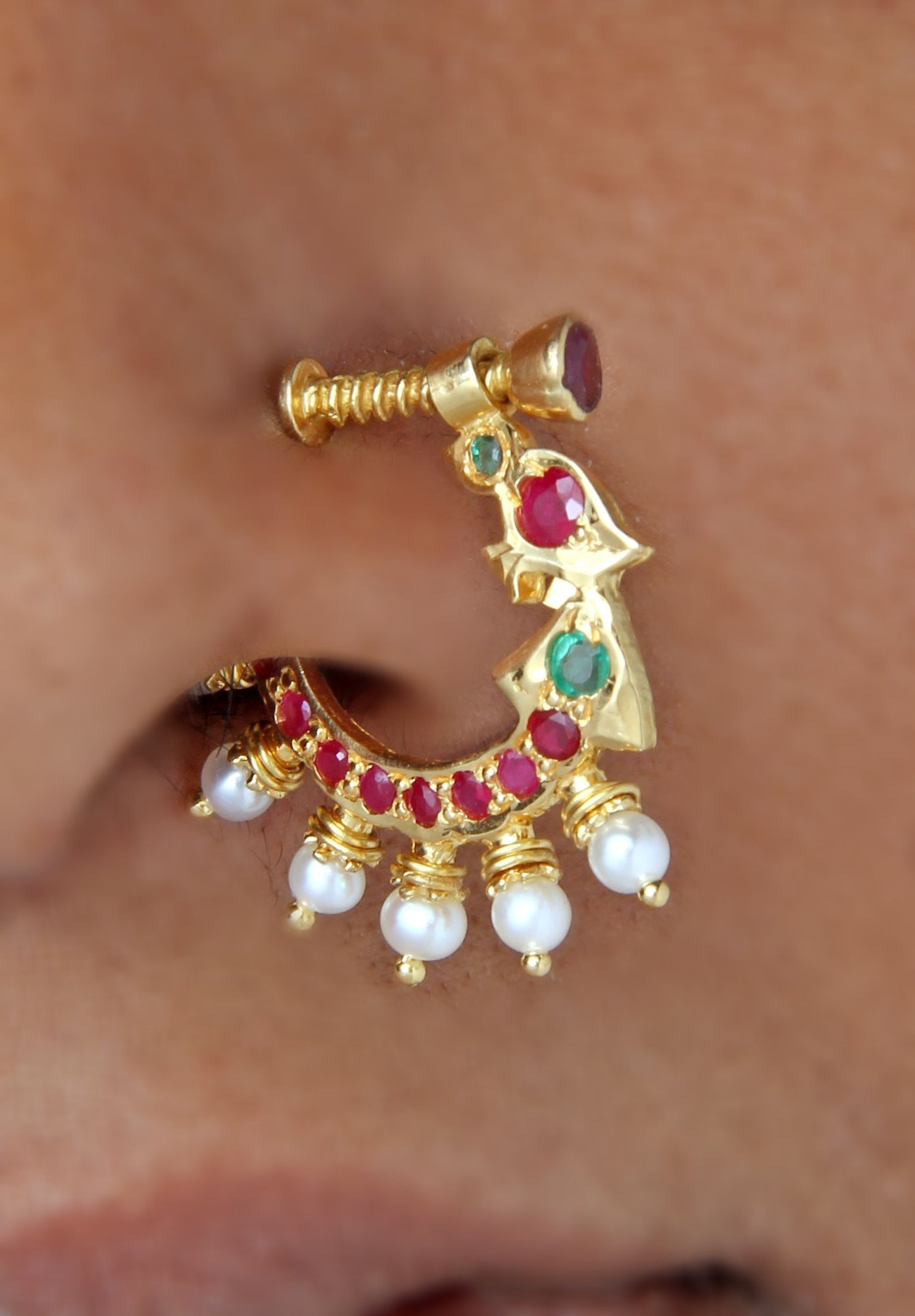 The Nose Pin Bridal Nath Design