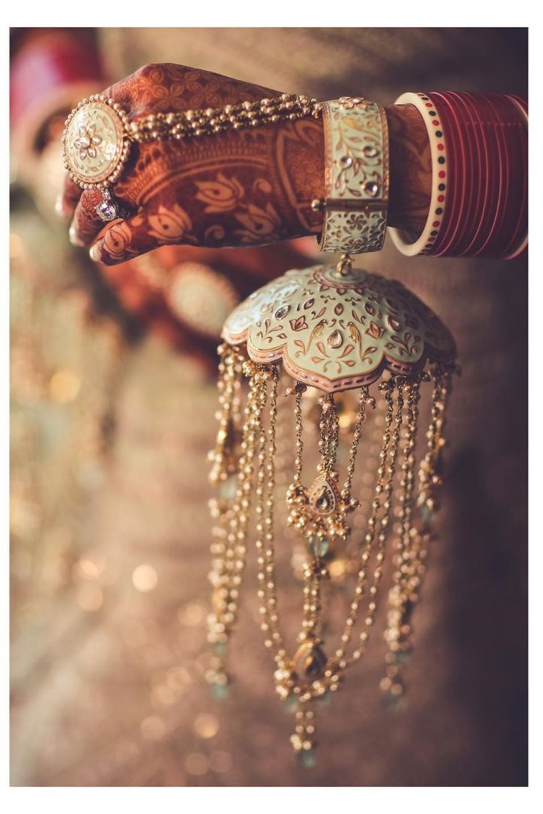 Jodhpuri Enamelled Meenakari Kalire