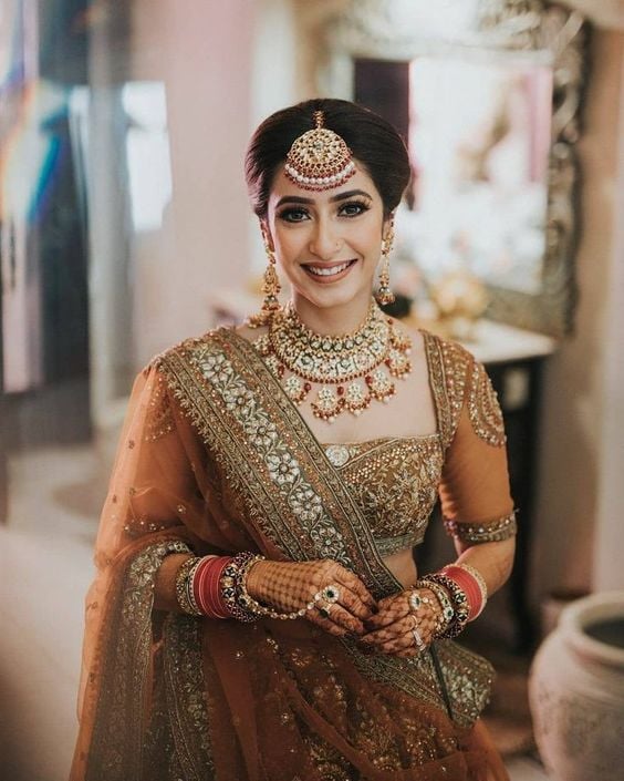 Lehenga Dress with some Generous Embroidered Border Designs