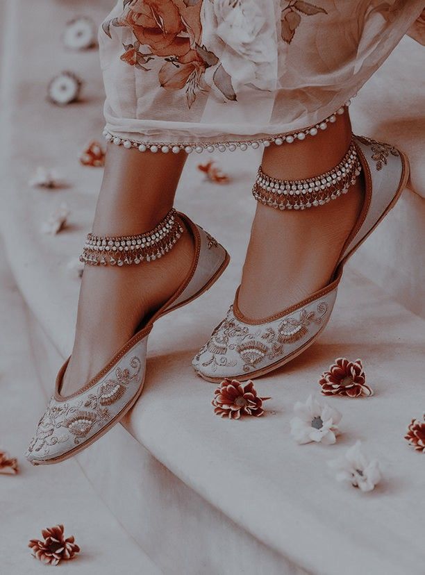 Bridal Anklets with Stones
