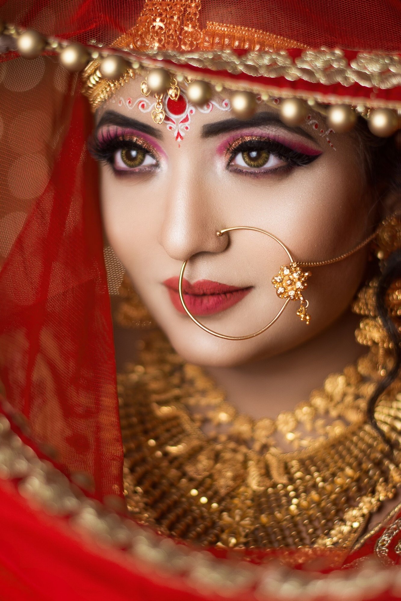 Classic Closeup Bengali Bridal Photoshoot