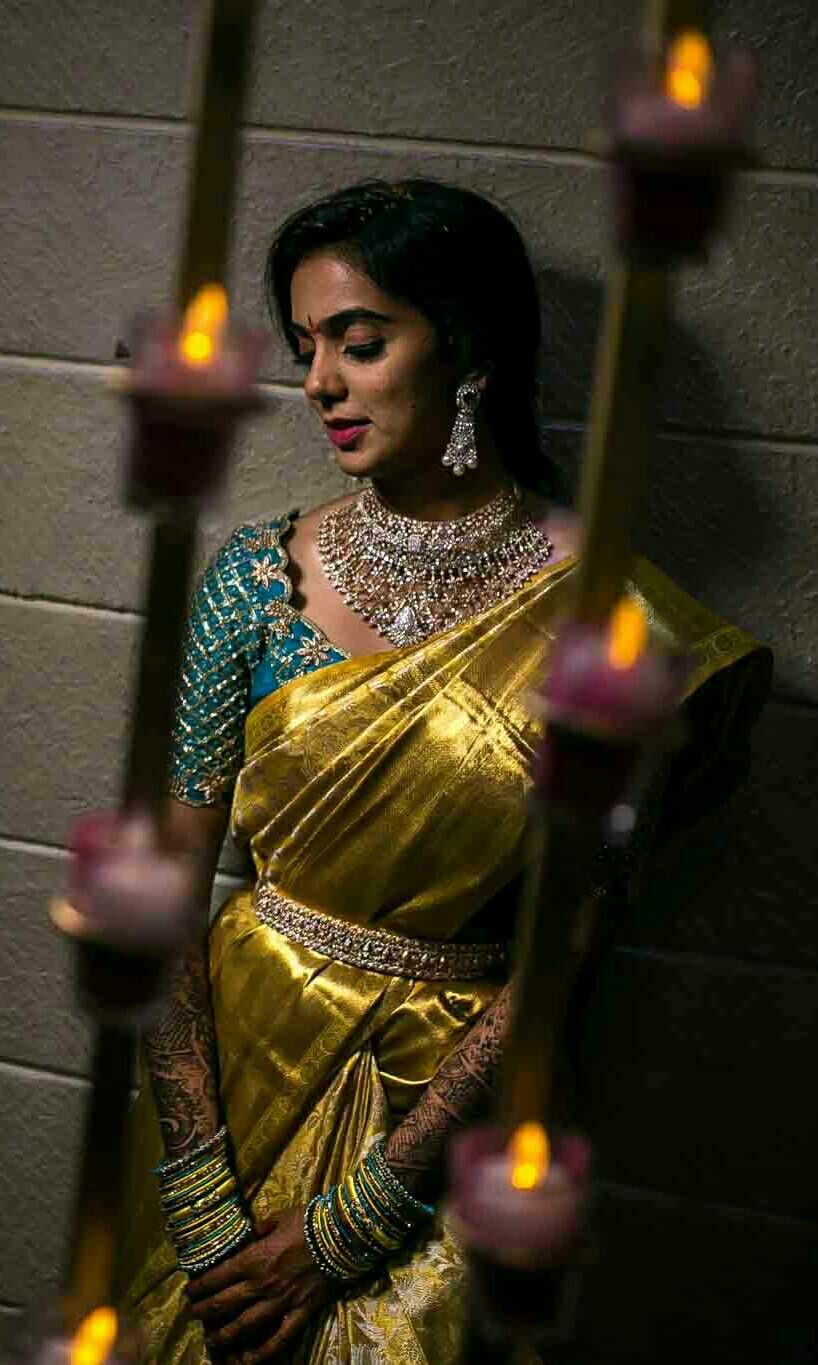 Royal Silk Yellow Kanchipuram Saree