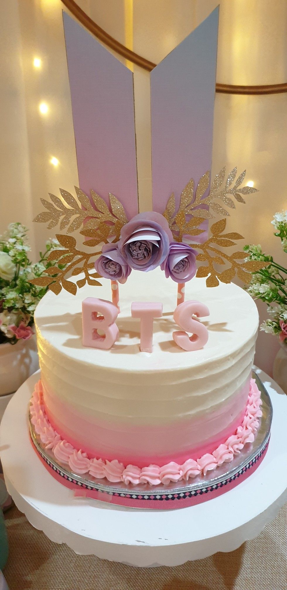The BTS Cake Topper Cake