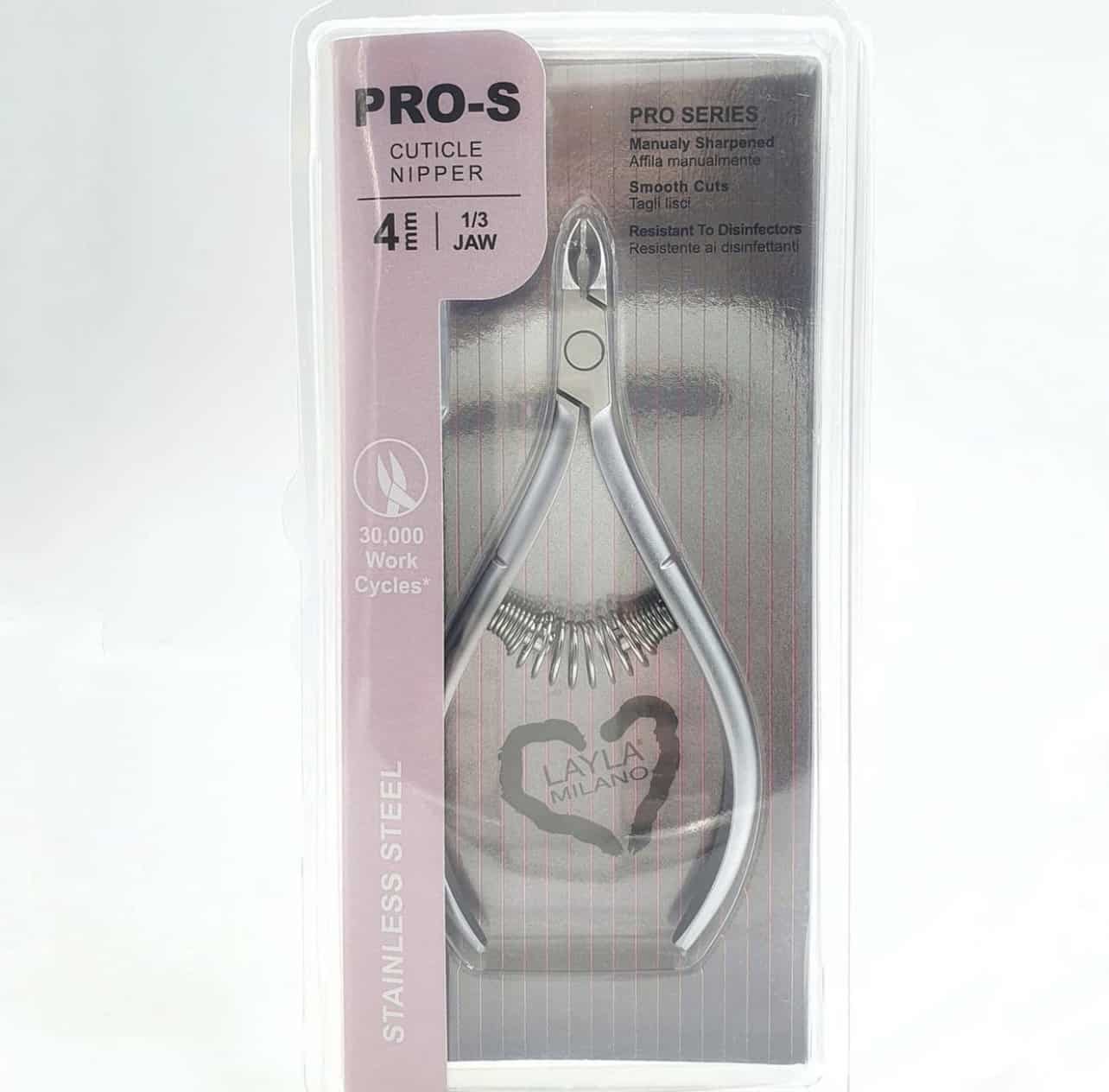 ⁦צבתית מניקור  PRO -S - לילה מילאנו - 4 מ״מ⁩ – תמונה ⁦2⁩