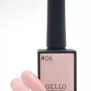 לק ג'ל ג'לו צבע ורוד ברבי שקוף GELLO #06