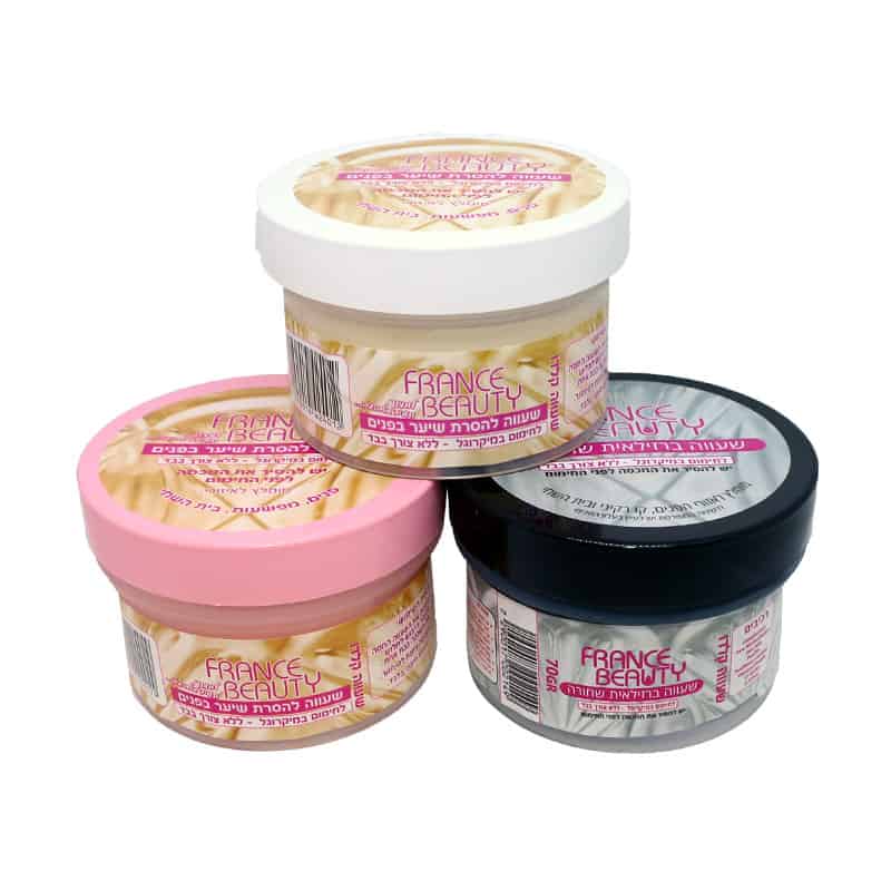 שעווה להסרת שיער מהפנים ללא בד לחימום במיקרו - פראנס ביוטי