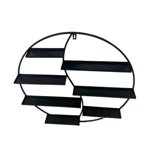 סטנד תלייה עגול עם מדפים רחבים