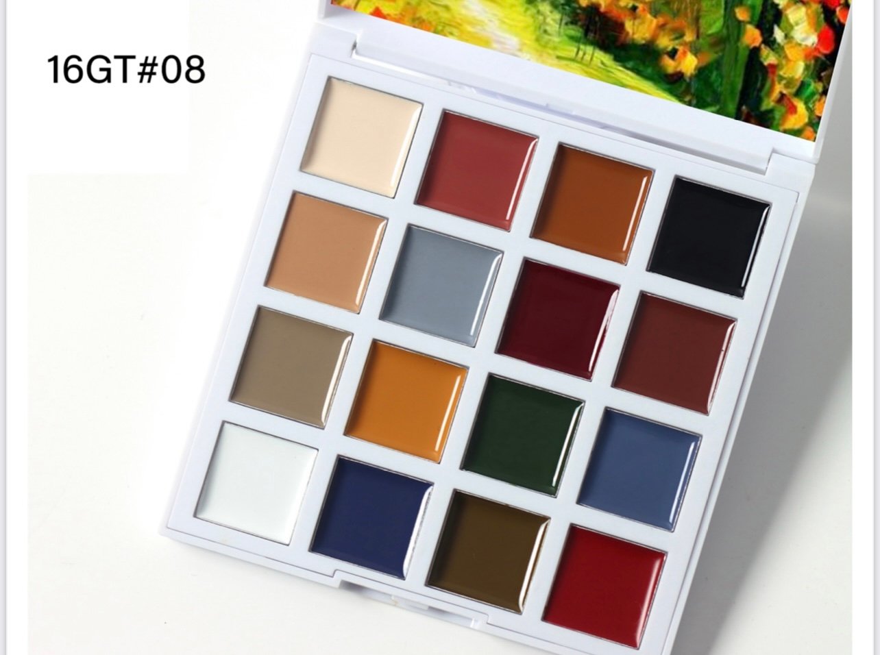 One touch gel 16 in 1 - פלטת 16 גוונים ג׳ל מוצק