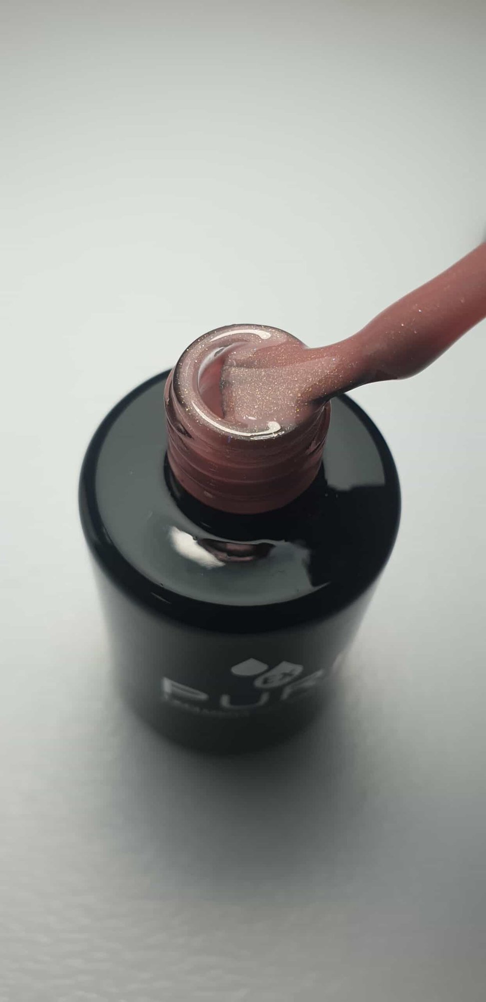 Base cover gliter - בסיס ג'ל בגוון ניוד שימר -Pure - Image 2