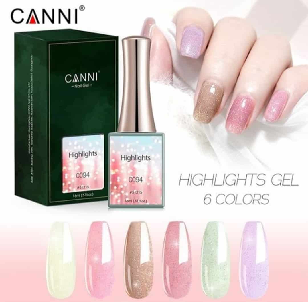 CANNI - סדרת 6 גוונים אופנתיים שימר -HIGHLIGHTS