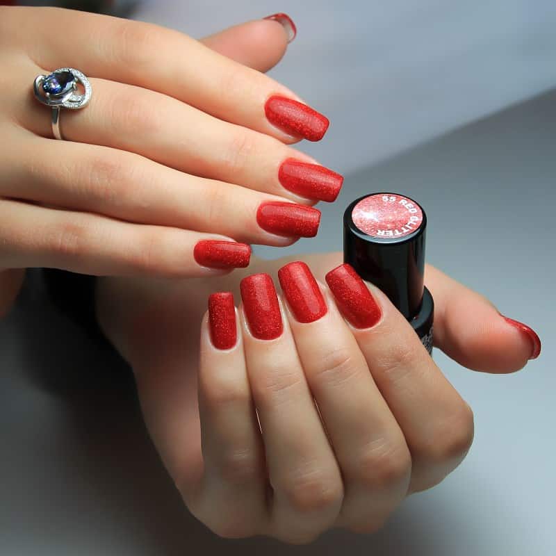 #55 RED GLITTER