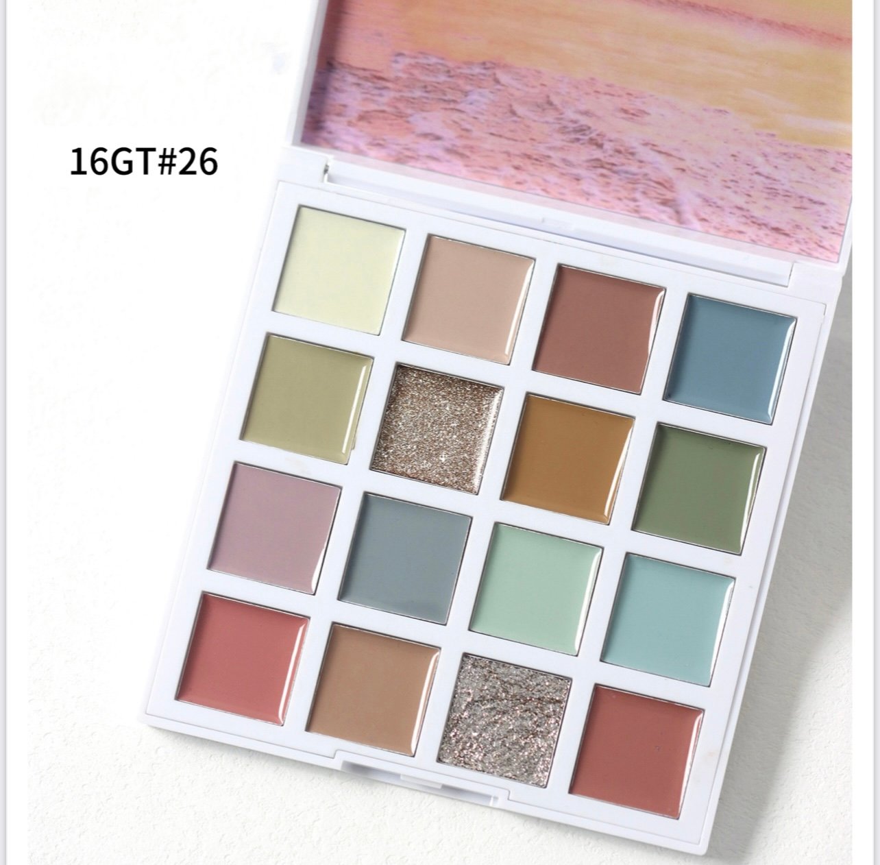 One touch gel - 16 in 1 - פלטת 16 צבעים ג׳ל מוצק.