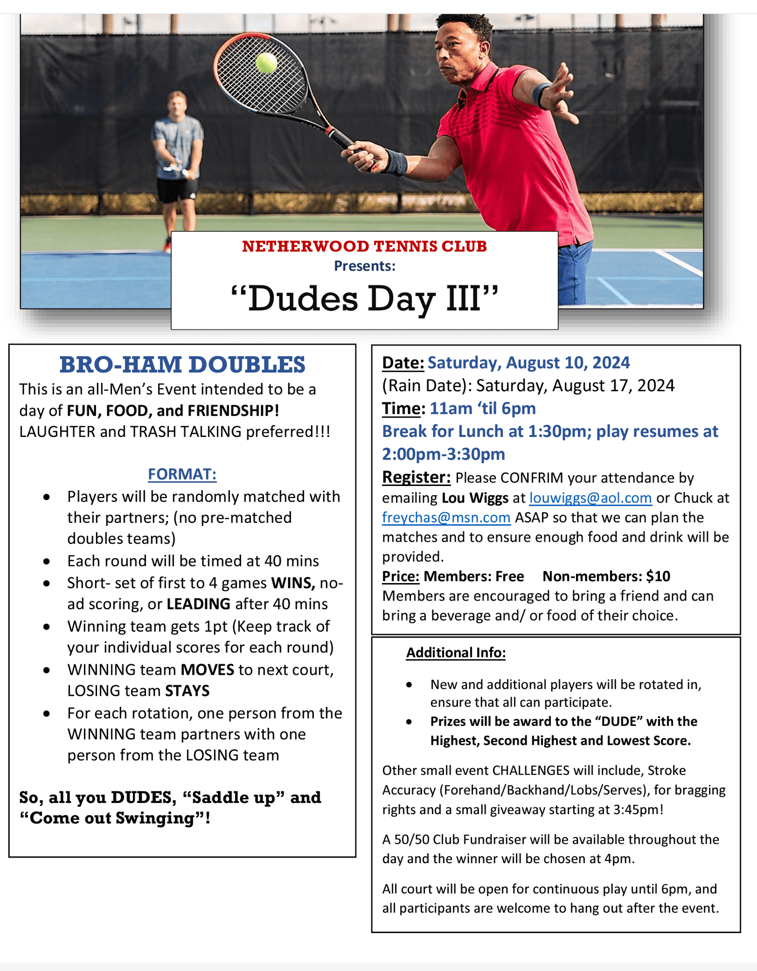dudes-day-tennis-party-info tennis party plainfield, westfield, scotch plains nj