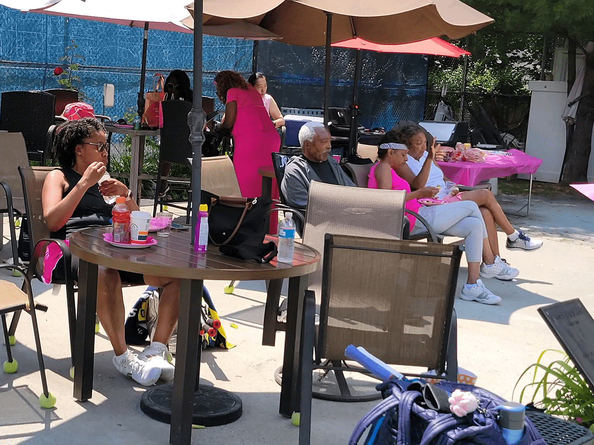 ladies doubles tennis social 2-min ladies outdoor tennis social har-tru nj