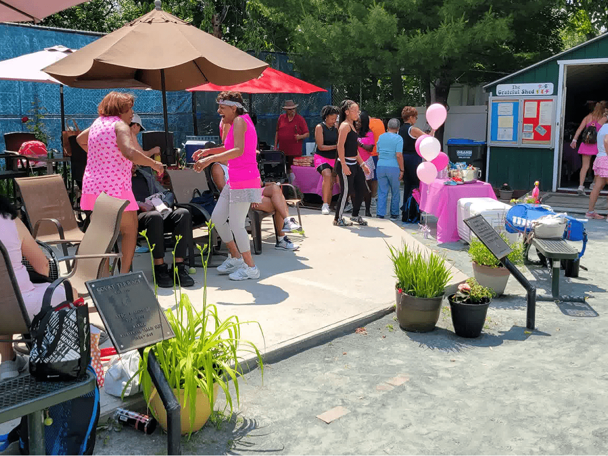 ladies doubles tennis social-min ladies outdoor tennis social har-tru nj