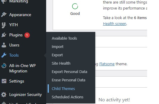 Child Theme Configurator Pro 01