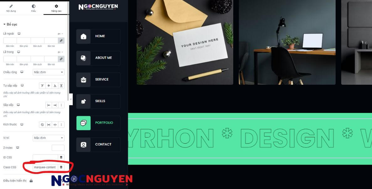 Tạo hiệu ứng Marquee trong Elementor mà không cần dùng plugin
