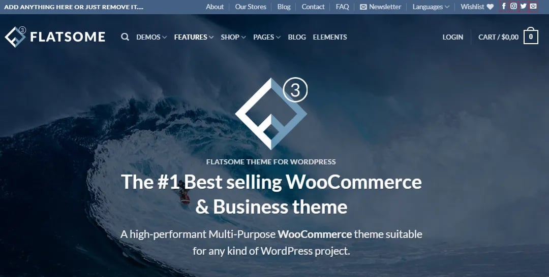 theme flatsome, kích hoạt bản quyền