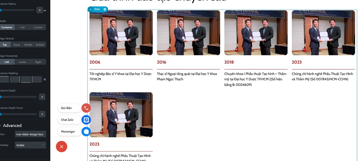 Cach tao Carousel tung cot noi dung trong Flatsome 2