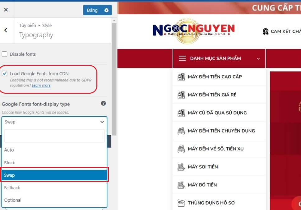 huong dan sua loi font tren theme flatsome 3