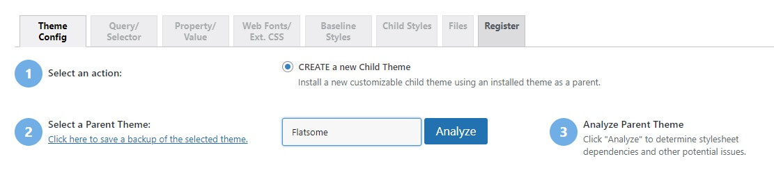 Child Theme Configurator Pro 02