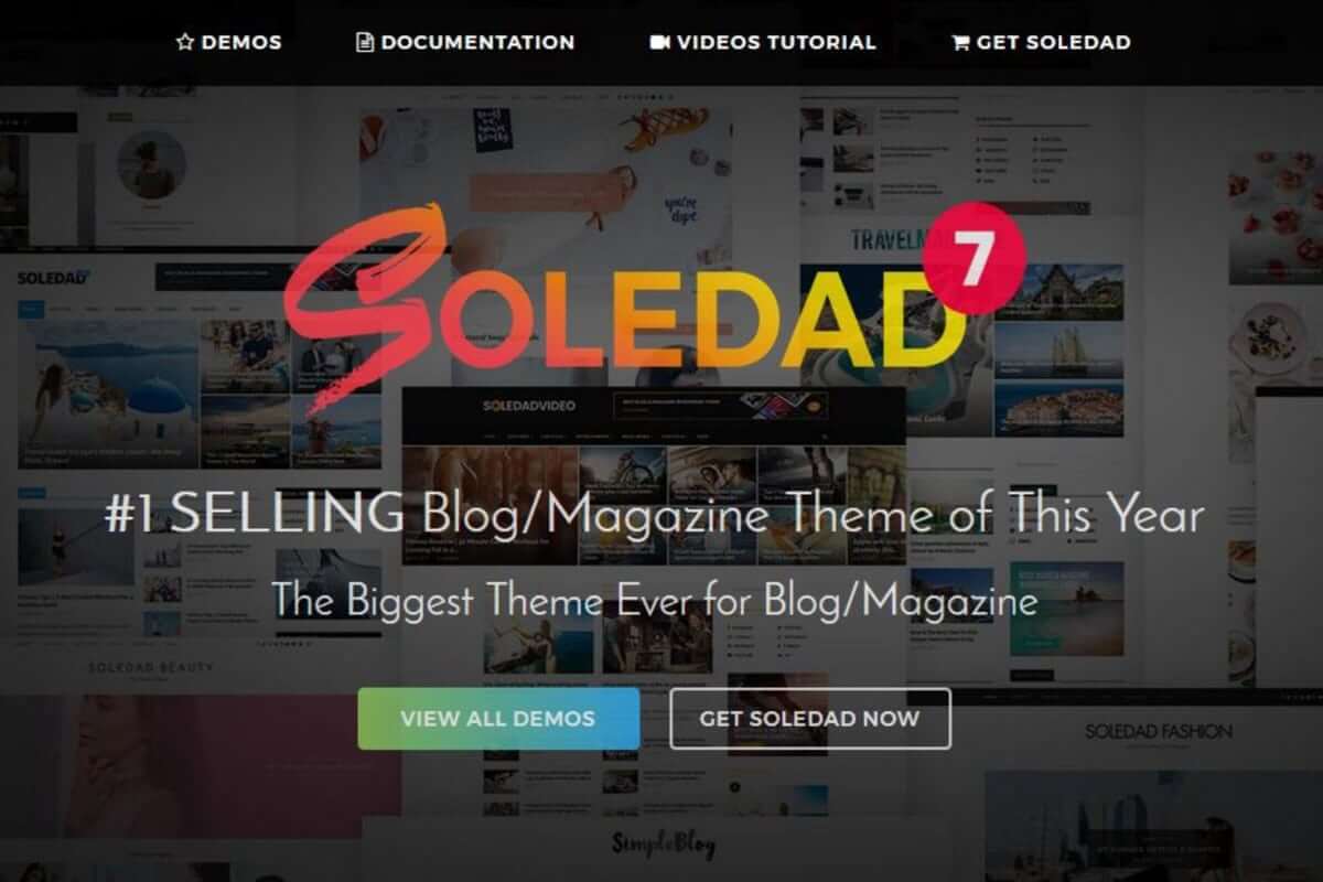 Soledad - v8.4.5 - Theme tốt nhất làm blog cá nhân, tin tức, tạp chí