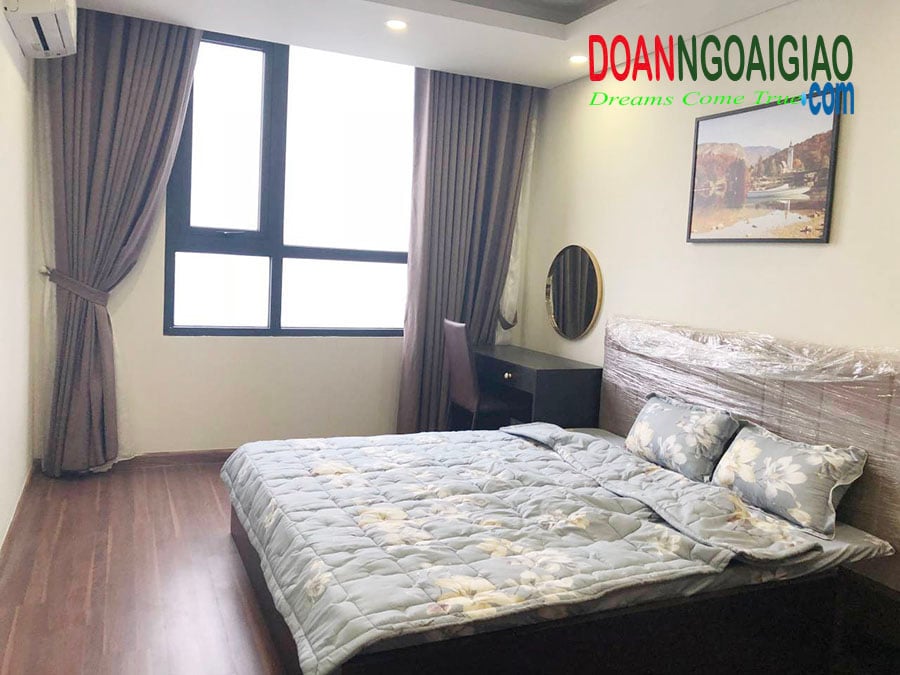 phòng ngủ căn hộ lạc hồng ngoại giao đoàn