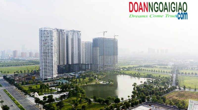 Toàn cảnh khu đô thị Ngoại giao đoàn Hà nội