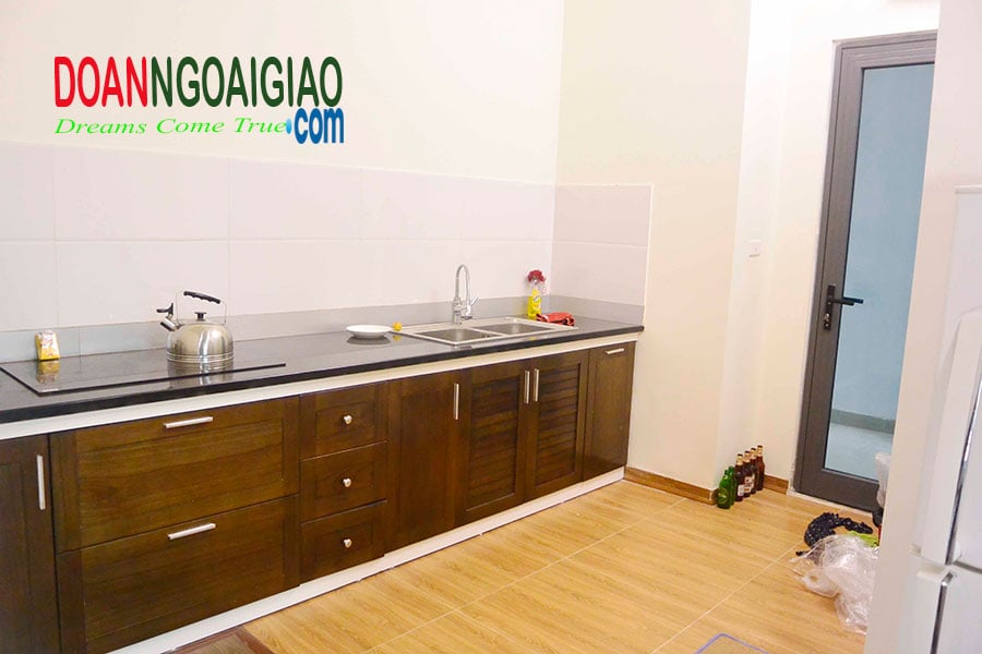 Nhà bếp căn hộ ngoại giao đoàn