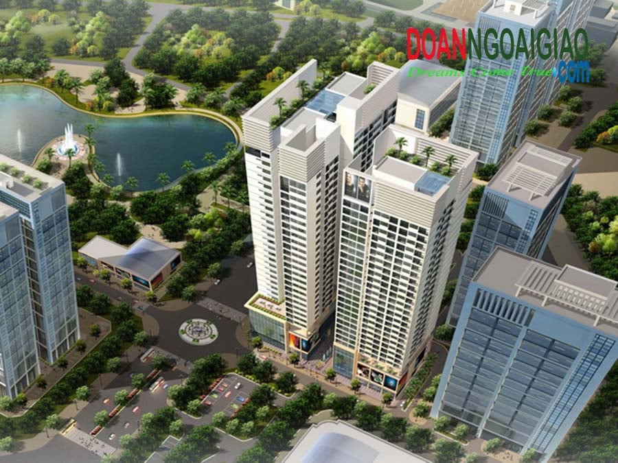 Phối cảnh tòa nhà Horizon Tower Ngoại giao đoàn