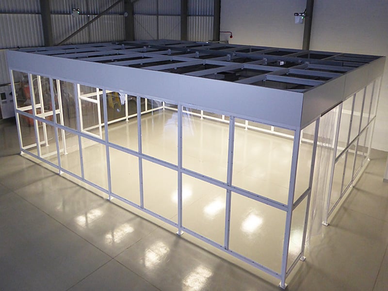 NGS Poly-wall System ISO class 8 softwall cleanroom NGS Poly-wall cleanroom