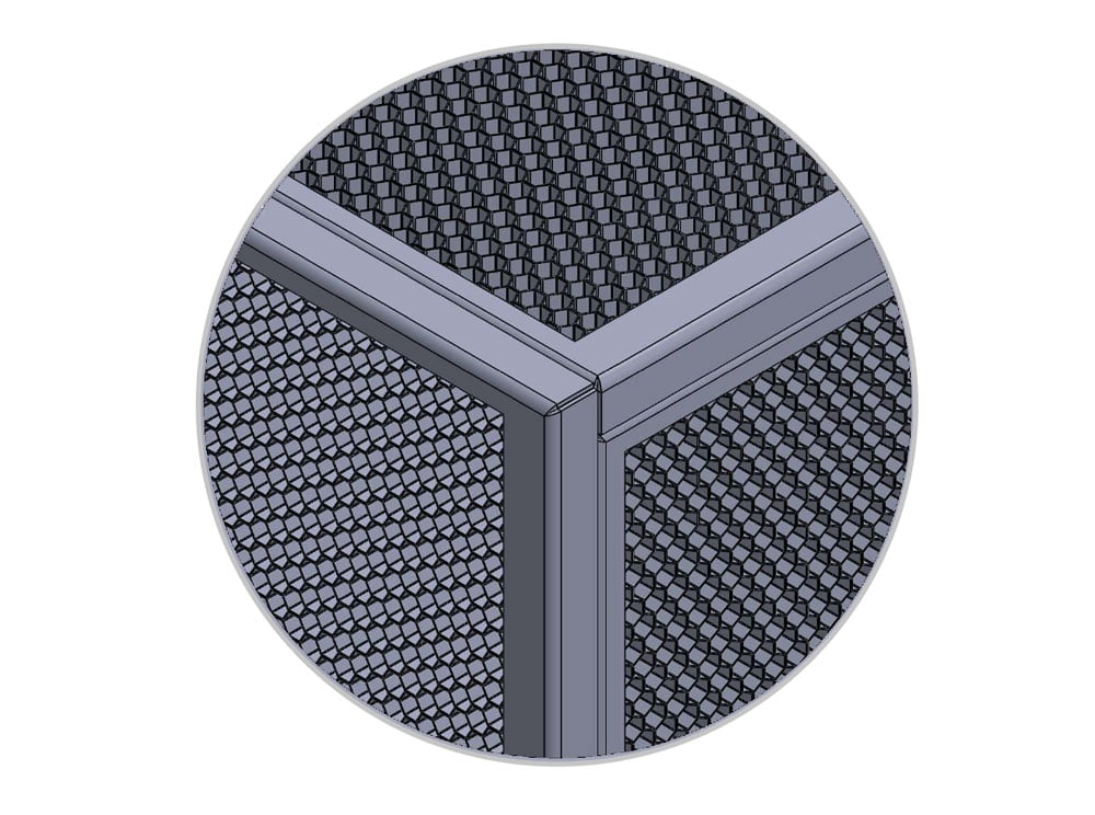 Honeycomb tailor made frame according to clients requirements Honeycomb tailor made shapes