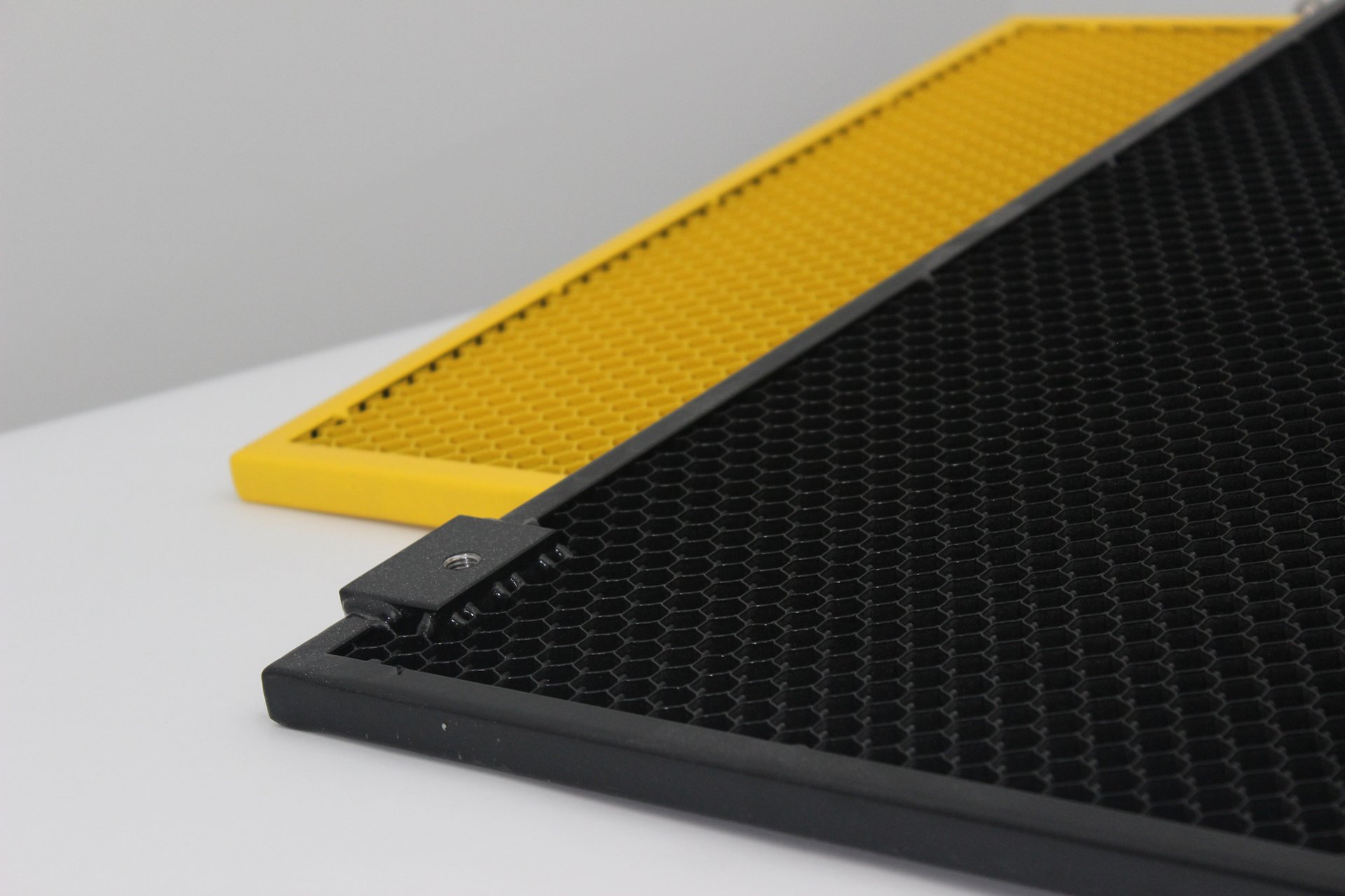 Honeycomb matrix with a range of different finishes  Honeycomb matrix with a range of different finishes