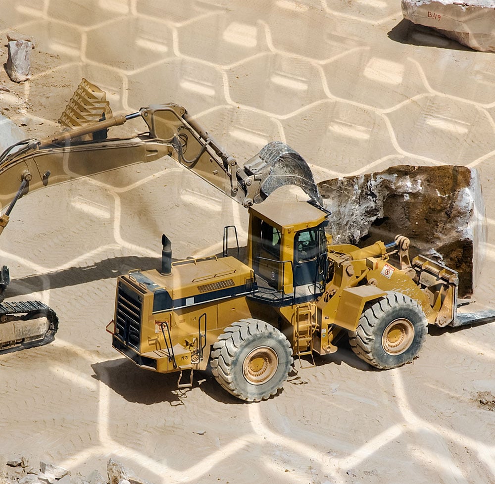 Honeycomb Application - Construction Equipment