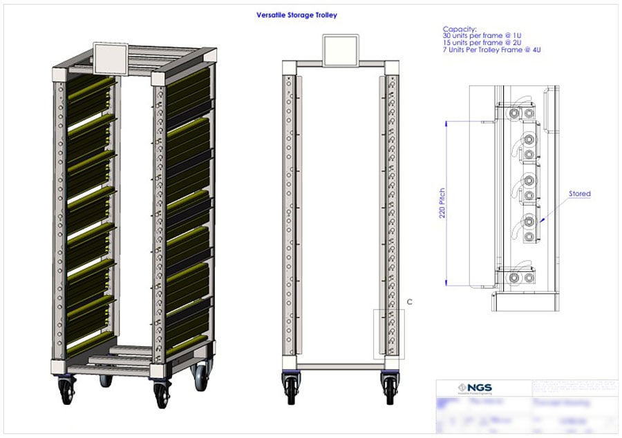 30 Workstation Cart Design