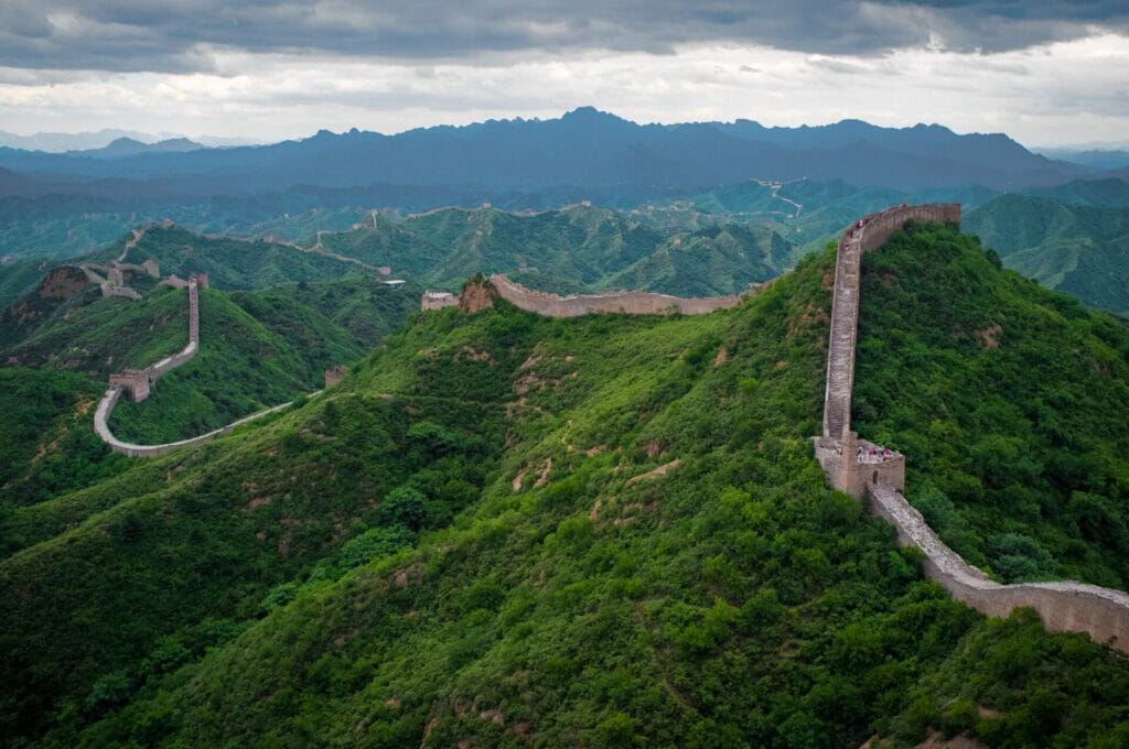 a view of a lush green hillside