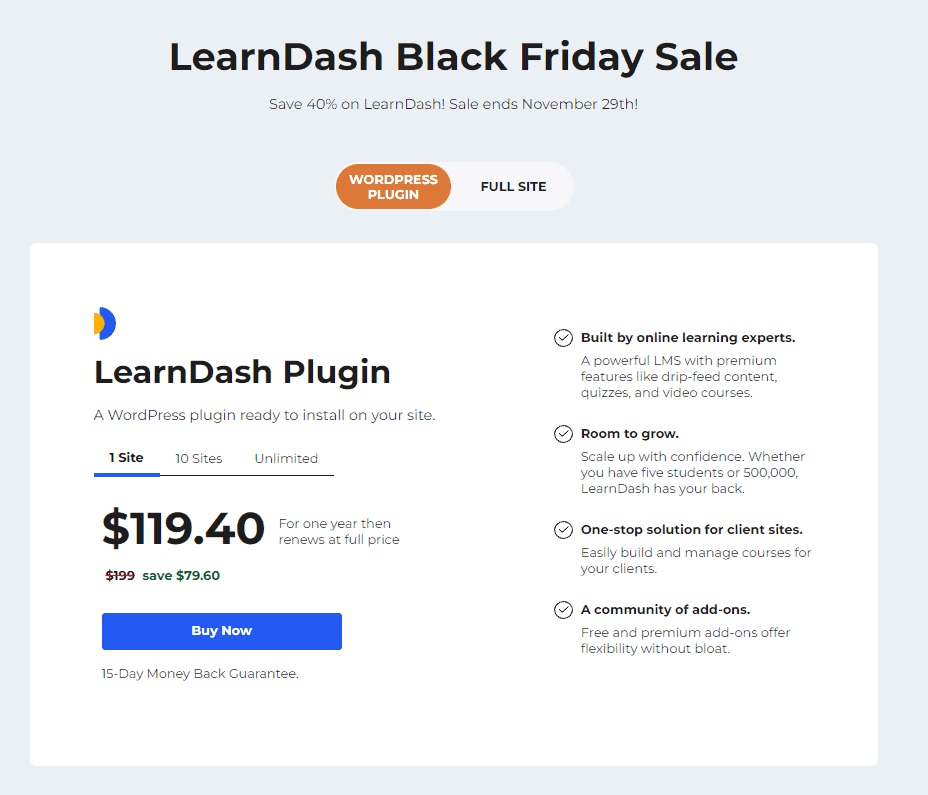 Learndash Black Friday Deals