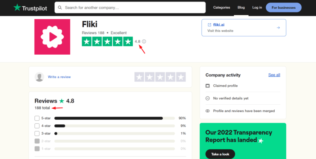 Fliki customer Reviews
